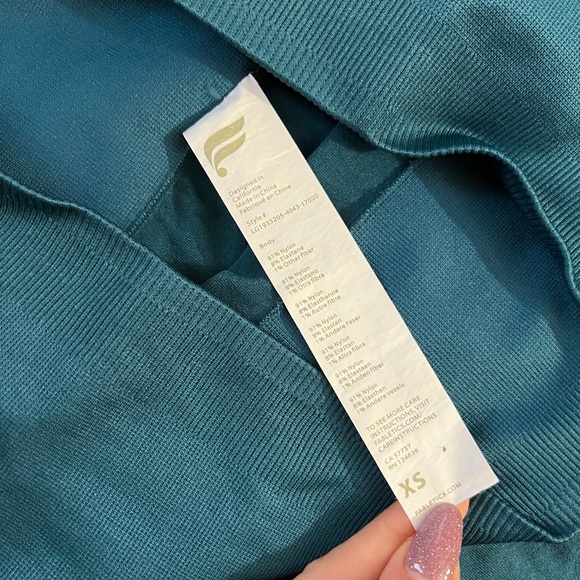 Fabletics XS Blue Nova Leggings - Picture 5 of 5